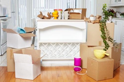 Local removals team handling access in Hornsey