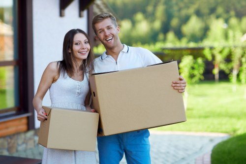 Careful loading and transport with Hornsey man and van service