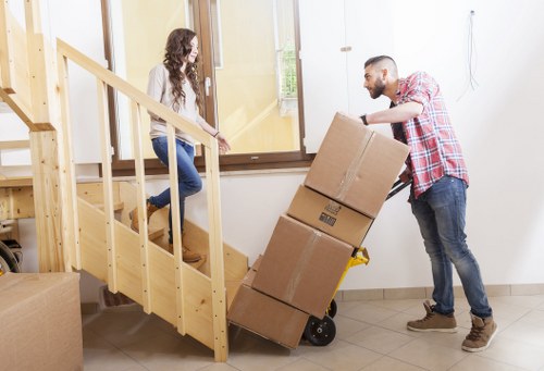 Hornsey business office relocation with organised workspace setup