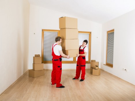 Specialist removals team moving delicate items in Hornsey