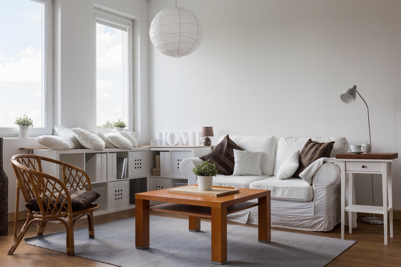 Furniture being carried from a Hornsey flat with stair access